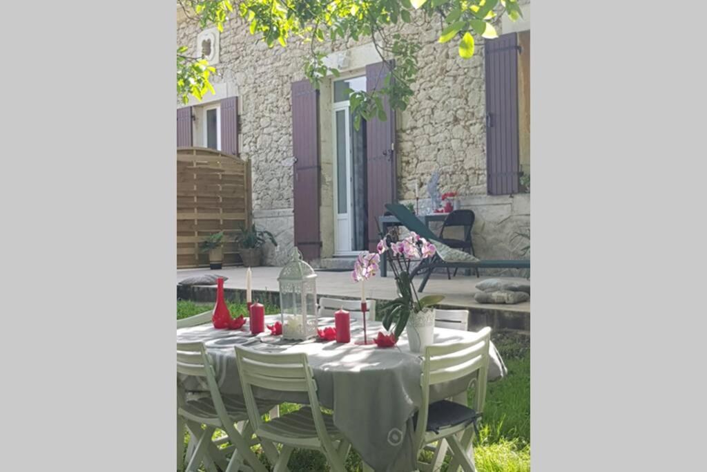 Gite Les Longeres Montazeau Kültér fotó